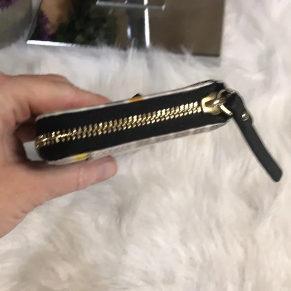 Kate Spade City Map Wallet in White and Yellow - Picture 6 of 12